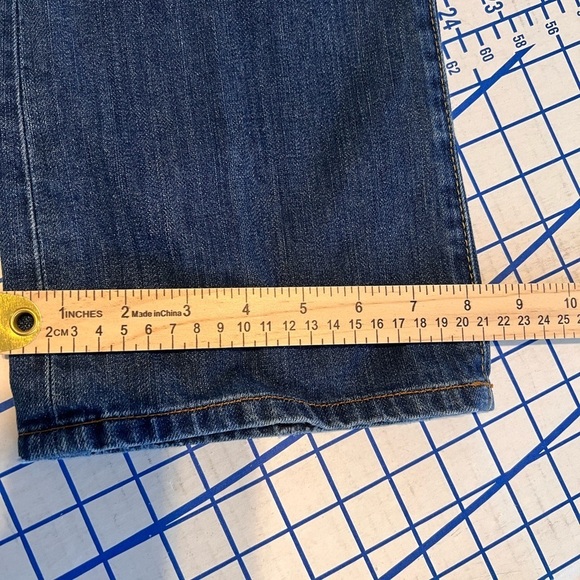 WOMENS LUCKY BRAND CLASSIC RIDER JEANS SZ 28/6 100% COTTON DISTRESSING STRT LEG - Picture 9 of 10